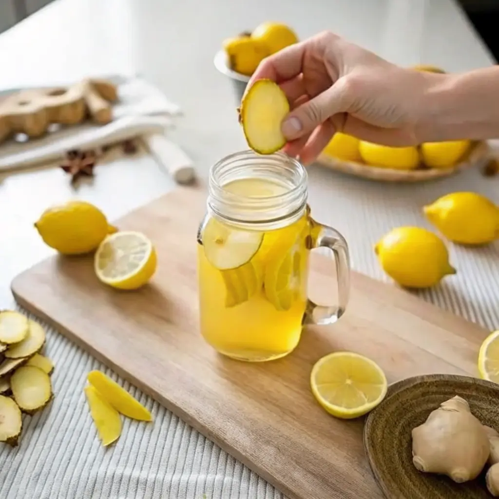 What Does Mounjaro Do to Your Gut, According to My Kitchen 2 what does Mounjaro do to your gut lemon ginger infused water