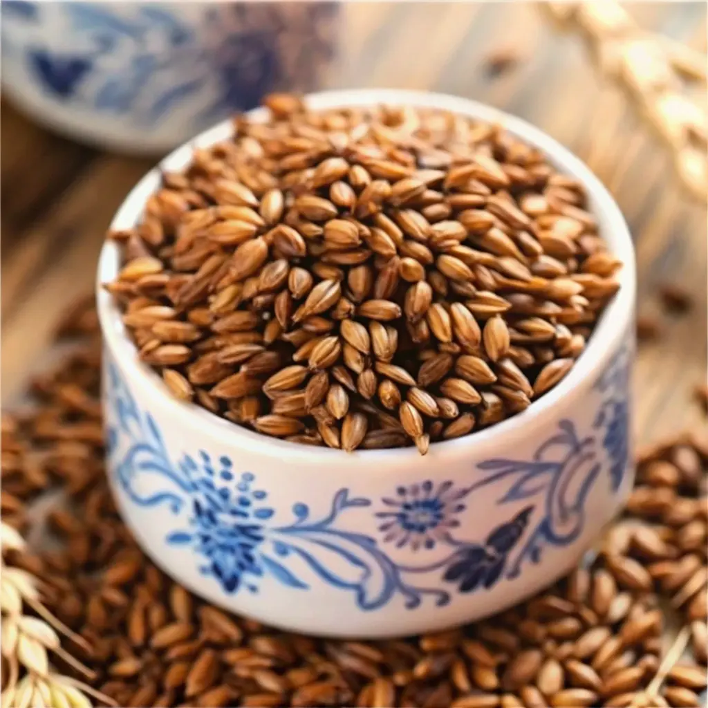What to Know About Roasted Barley Tea Benefits and Its Health Perks 6 roasted barley tea benefits with close-up of toasted barley grains